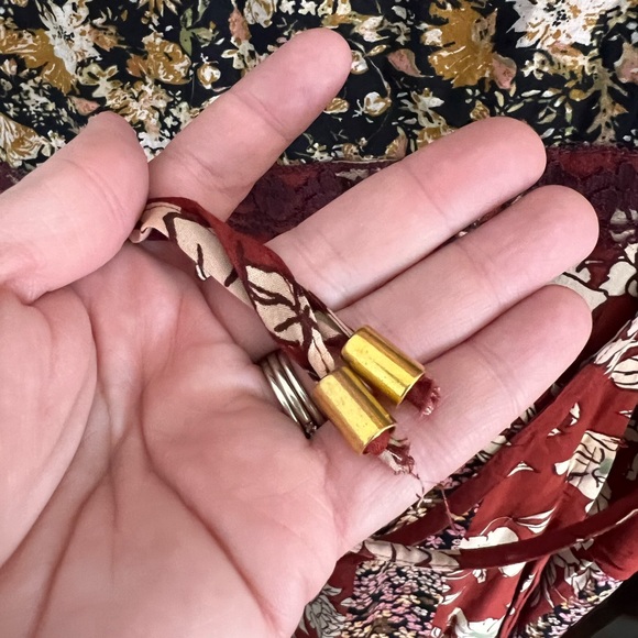 Free People Revolve Tilda Maxi Dress in Neutral Combo size Medium - Picture 9 of 11